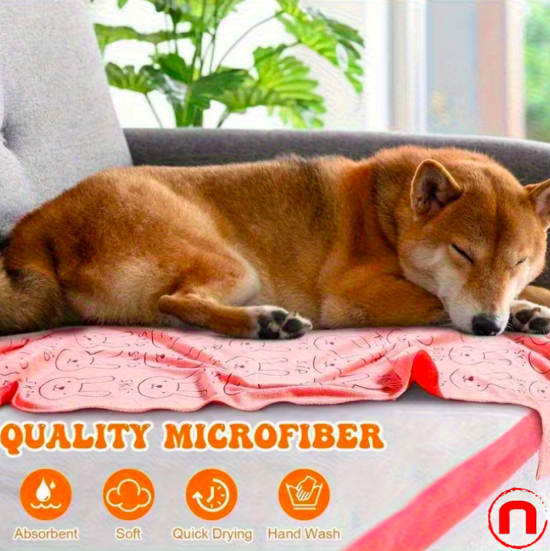 Quick-drying pet towels