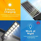 Farola solar exterior súper brillante