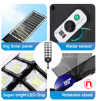Farola solar exterior súper brillante