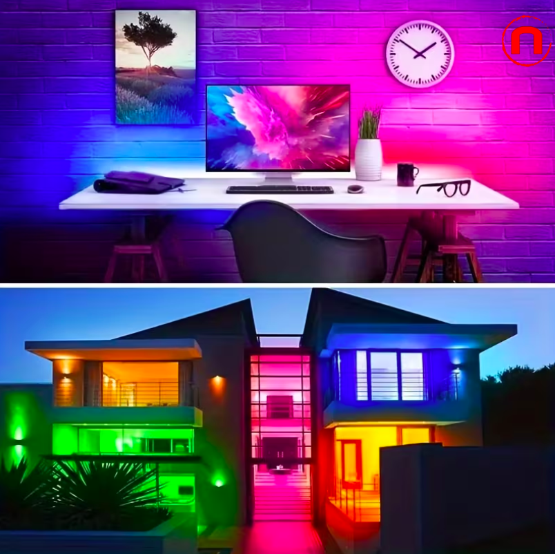 RGB USB Multi-Control LED Light Strips with Dynamic Color Synchronization