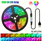 RGB USB Multi-Control LED Light Strips with Dynamic Color Synchronization