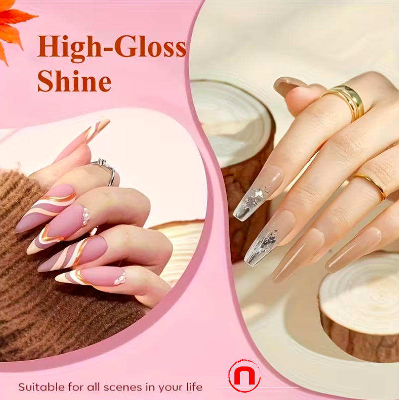 Kit de manicura de poligel de 12 piezas