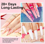 Kit de manicura de poligel de 12 piezas