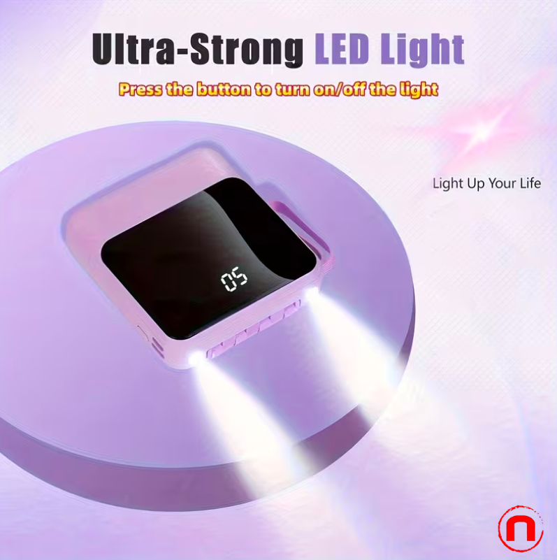 Portable Rechargeable Mobile Phone Charger, 4 Built-in Cables