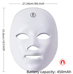 7-color LED facial beauty instrument with USB power