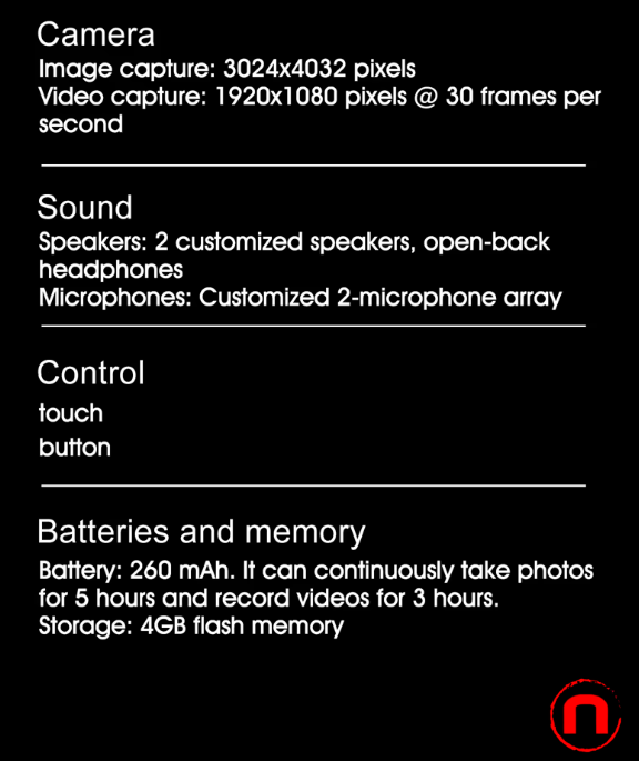 Xiaomi 4K HD AI Smart Glasses 800w pixels