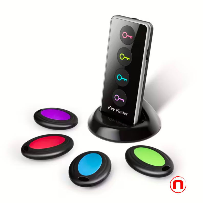 Wireless key finder with LED light