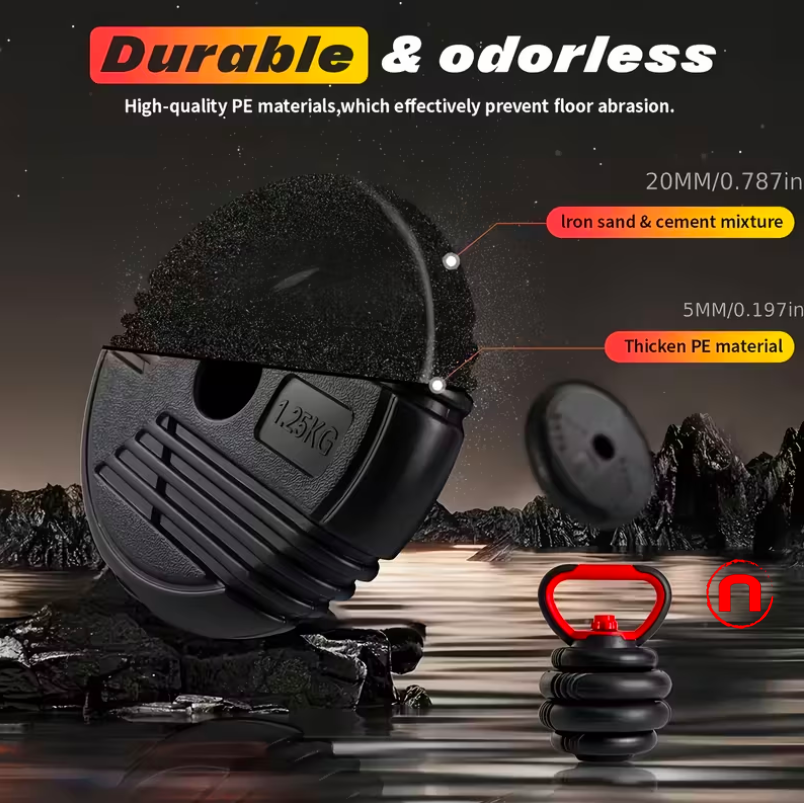 Juego de mancuernas ajustables