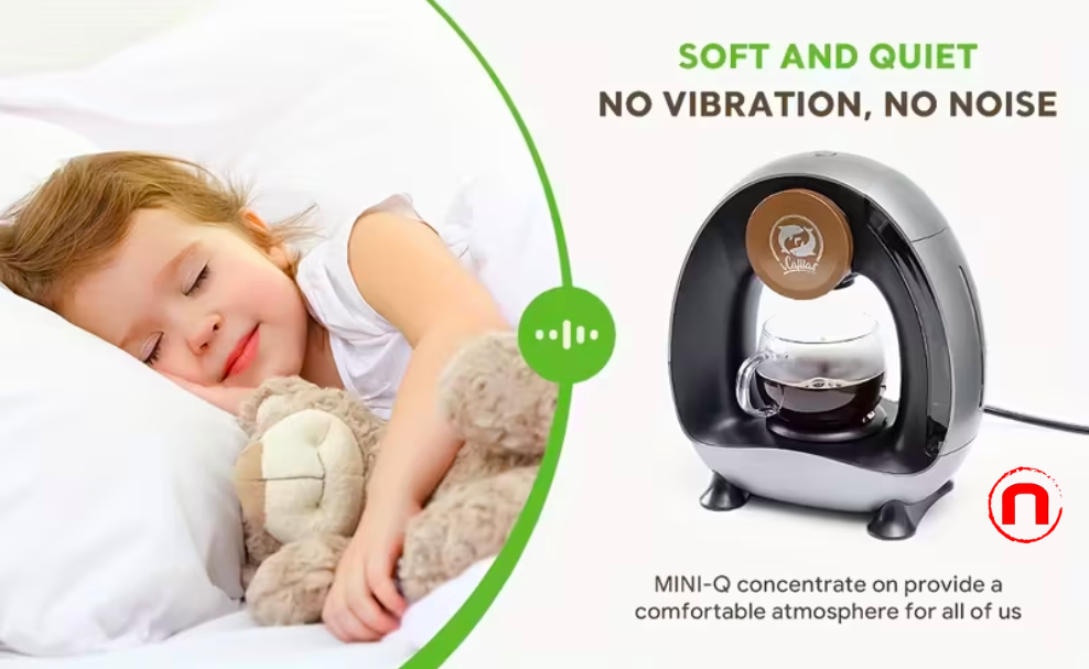 2-in-1 single-person coffee machine compatible with K-Cup and ground coffee