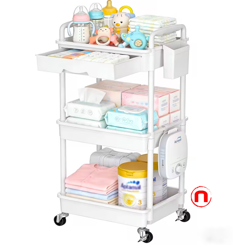 3/4 Tier Mobile Storage Cart