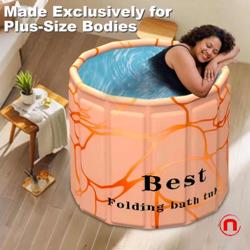 XL Deep Immersion Bathtub with 130 Gallon Capacity