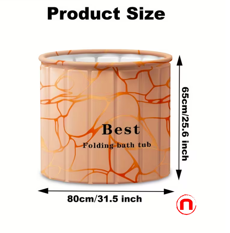 XL Deep Immersion Bathtub with 130 Gallon Capacity