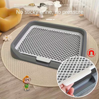 Flat dog toilet