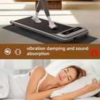 1 alfombrilla de correr negra grande plegable