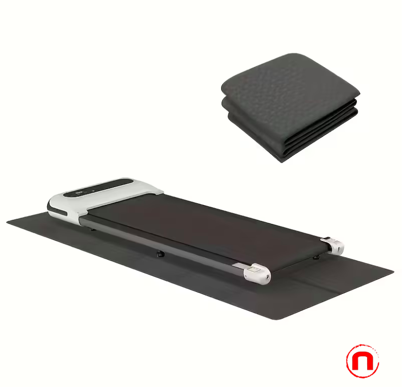 1 alfombrilla de correr negra grande plegable