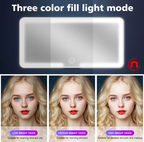 Espejo LED de visera recargable