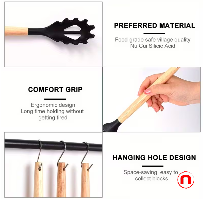 44-piece kitchen utensil set