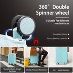 Maleta Rígida de Dos Piezas de 14+20 Pulgadas