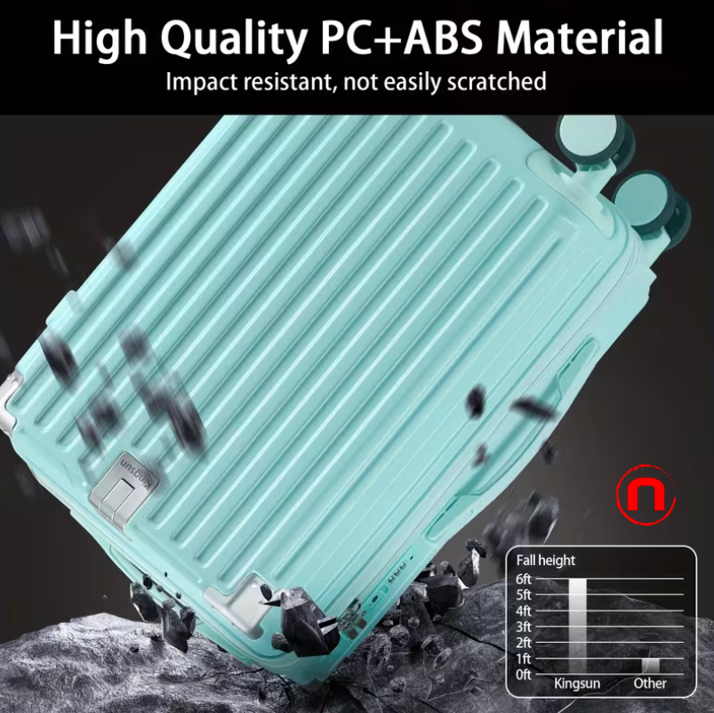 Maleta Rígida de Dos Piezas de 14+20 Pulgadas