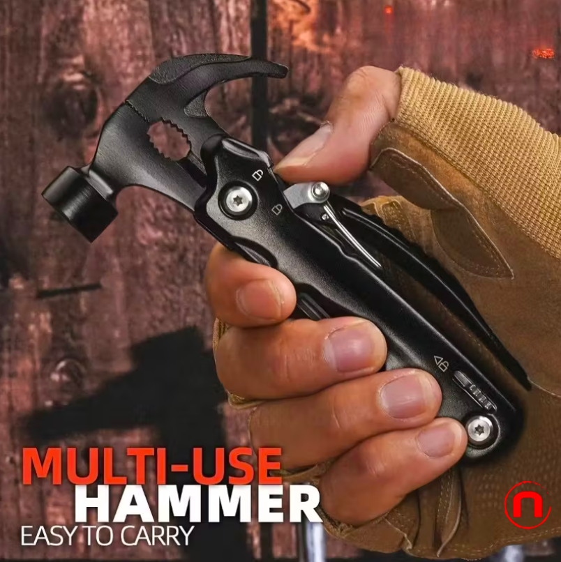 1 piece, 12-in-1 multi-purpose hammer