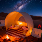 Folding outdoor camping tent