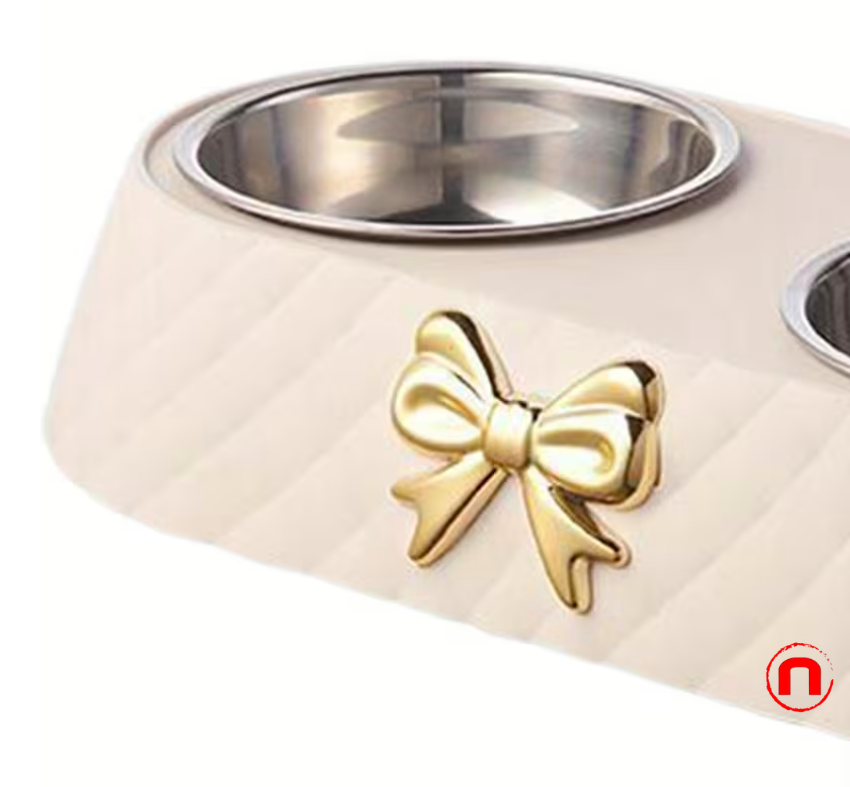 Stainless steel pet bowl