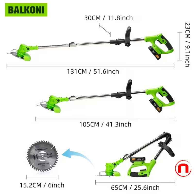 BALKONI Electric Lawn Trimmer