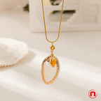 Set of 9 stainless steel necklaces