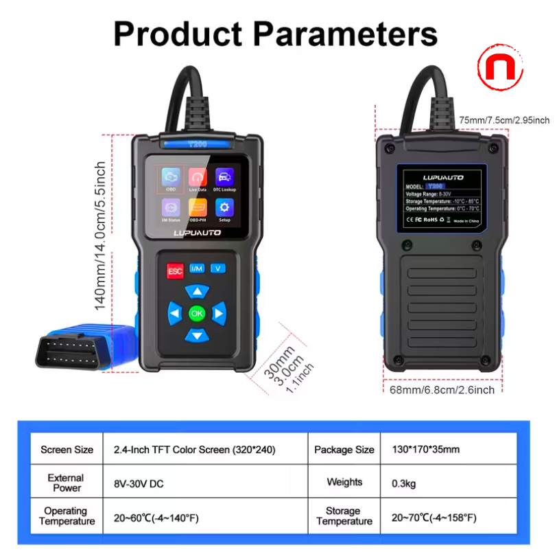 Herramienta de diagnóstico de escáner OBD2