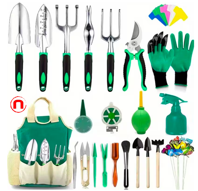 Juego de herramientas de jardinería de 23 piezas