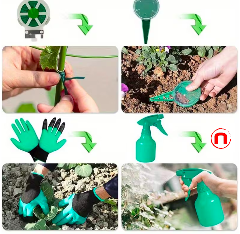 Juego de herramientas de jardinería de 23 piezas