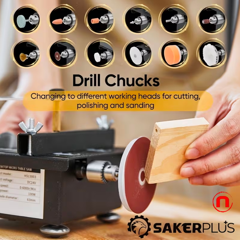 Sierra de mesa manual de precisión