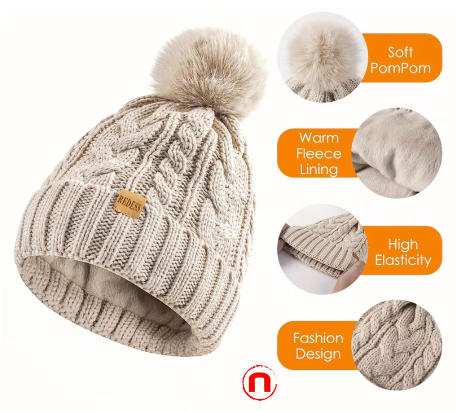 Conjunto de invierno 3 en 1 para mujer
