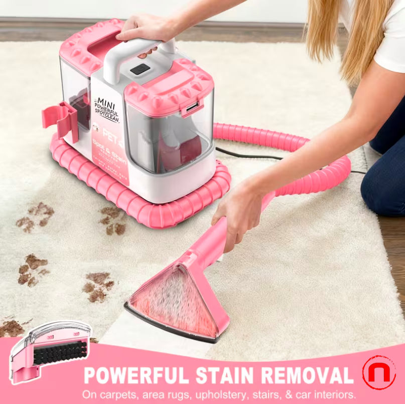 Portable carpet and upholstery cleaner