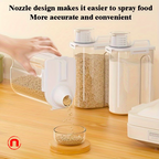 4-piece dry grain storage container