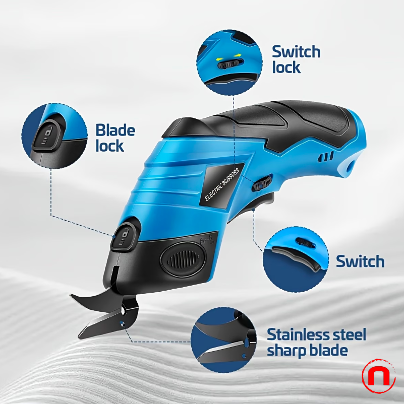 1pc Electric Fabric Scissors