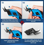 1 tijera eléctrica para tela