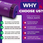 Yoga Mat with Pose Design