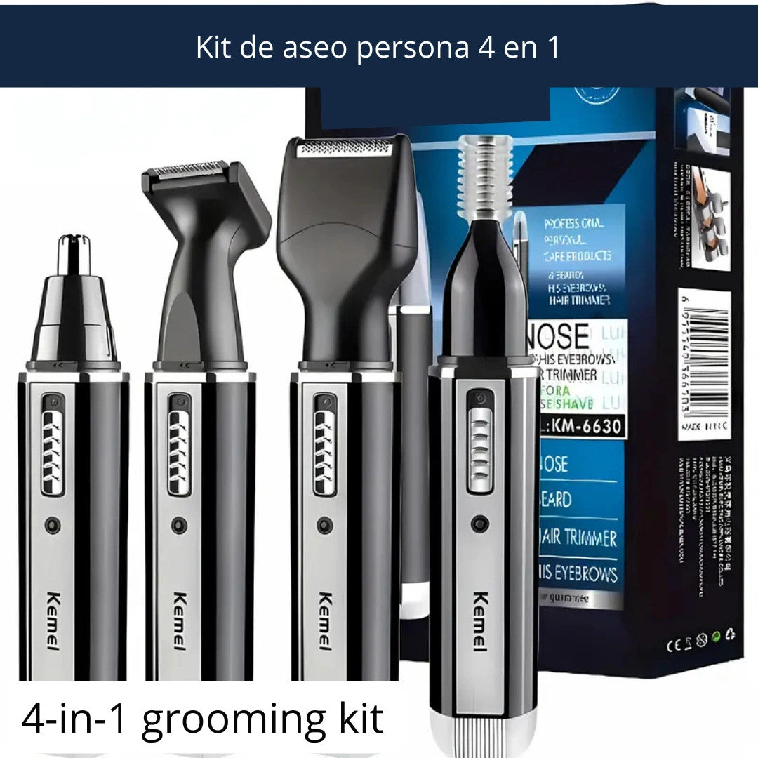 Kit de aseo 4 en 1 para hombre