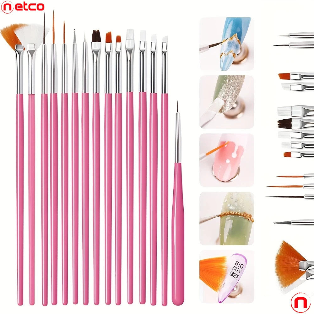 Kit Completo de Herramientas para Decoración de Uñas con Lámpara UV LED para Secado de Uñas