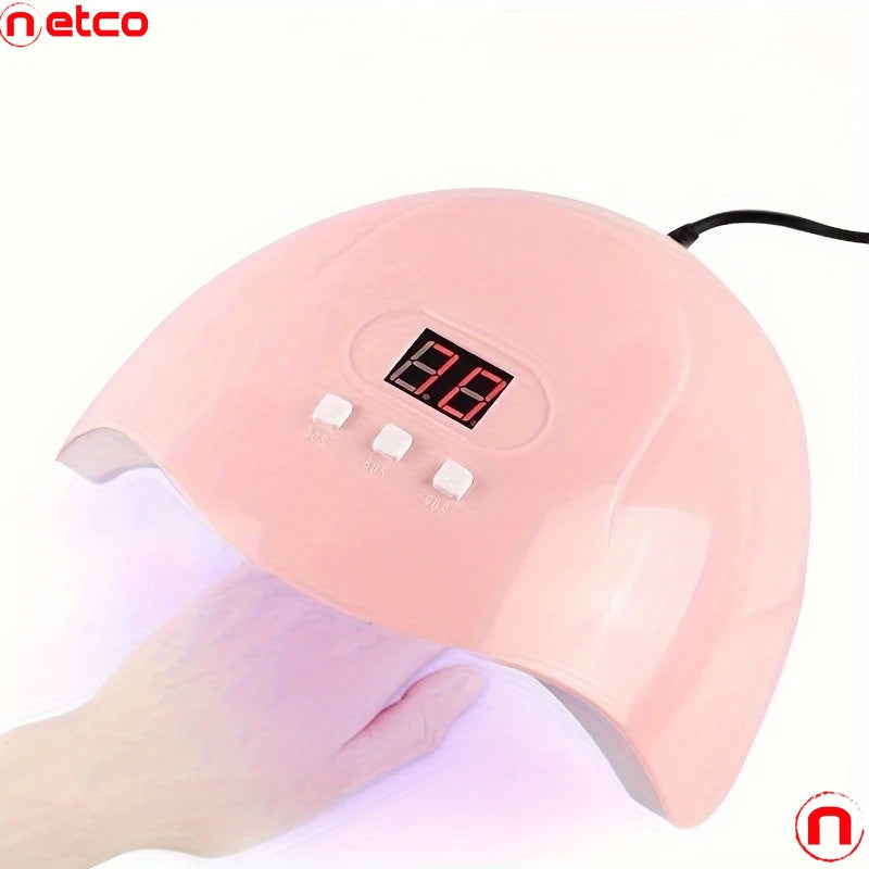 Kit Completo de Herramientas para Decoración de Uñas con Lámpara UV LED para Secado de Uñas