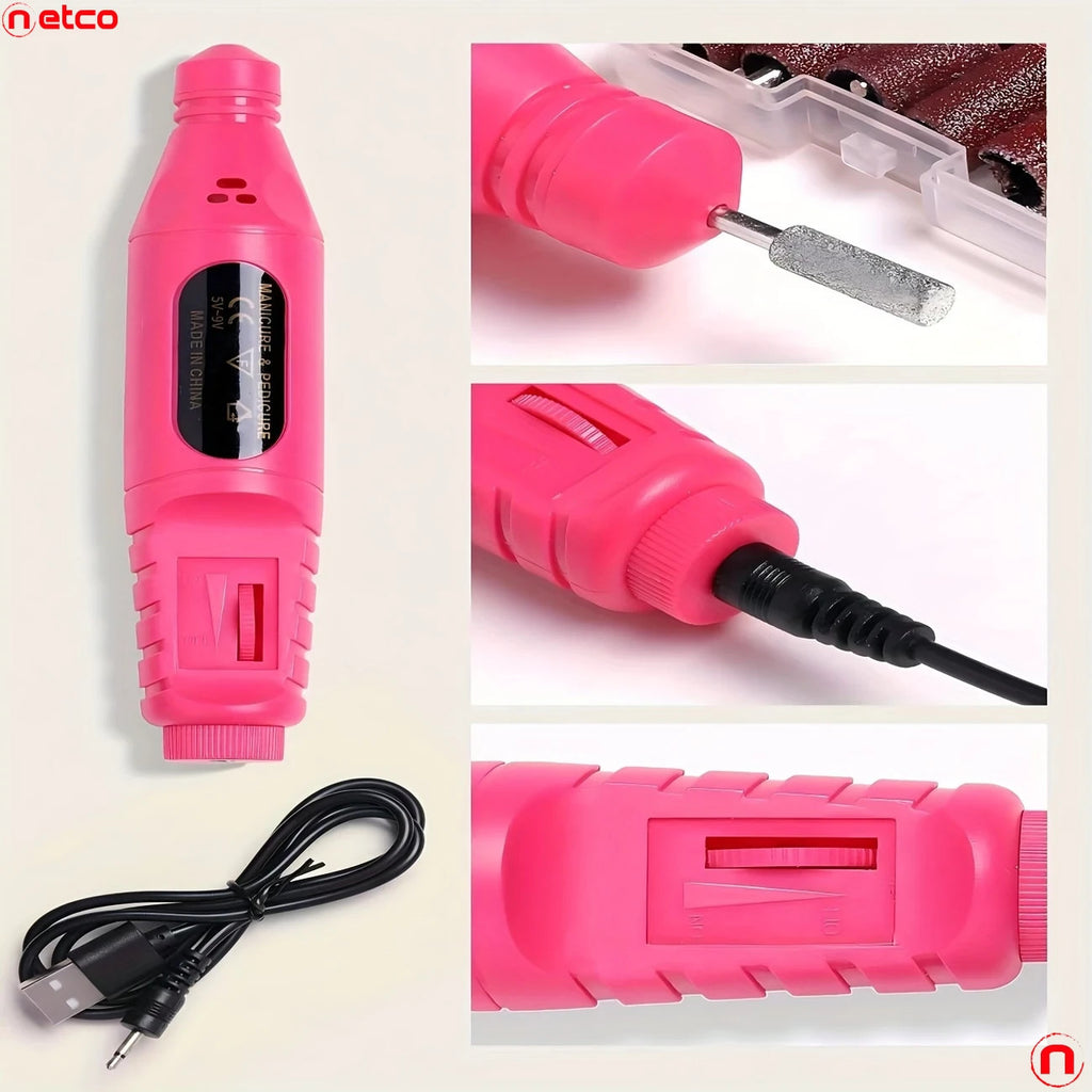 Kit Completo de Herramientas para Decoración de Uñas con Lámpara UV LED para Secado de Uñas