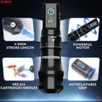 Professional USB Rechargeable Tattoo Kit