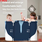 Bañera portátil plegable con control termostático y baño de hielo