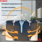Bañera portátil plegable con control termostático y baño de hielo