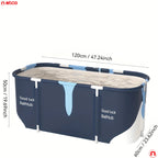 Bañera portátil plegable con control termostático y baño de hielo