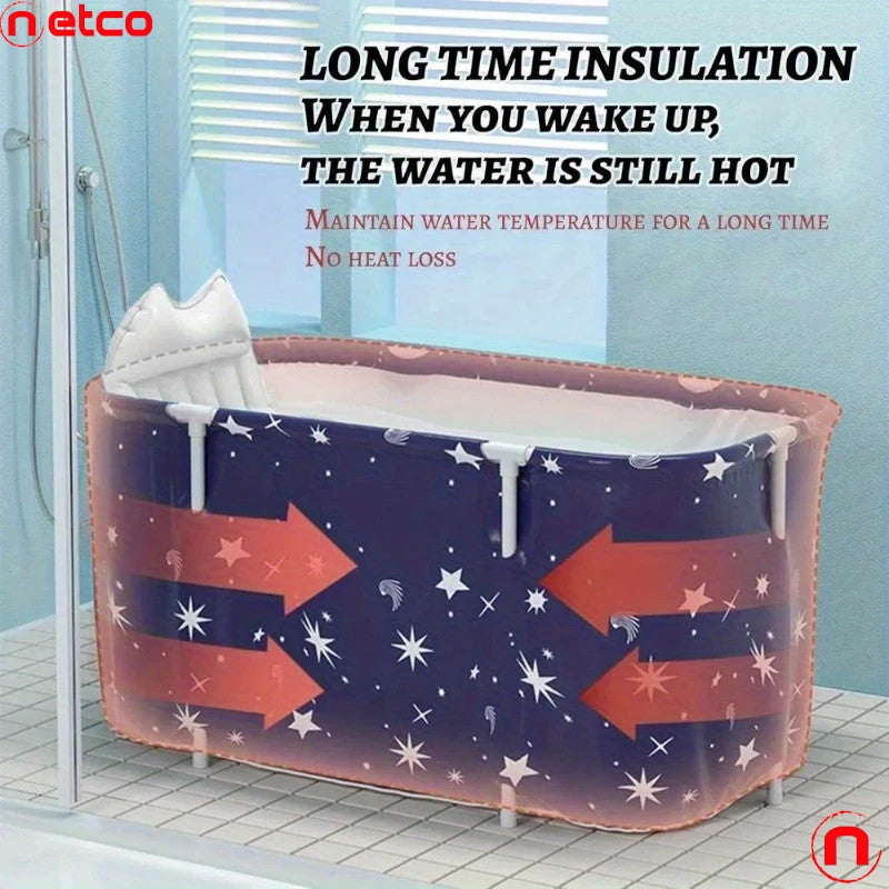 Bañera portátil plegable con control termostático y baño de hielo