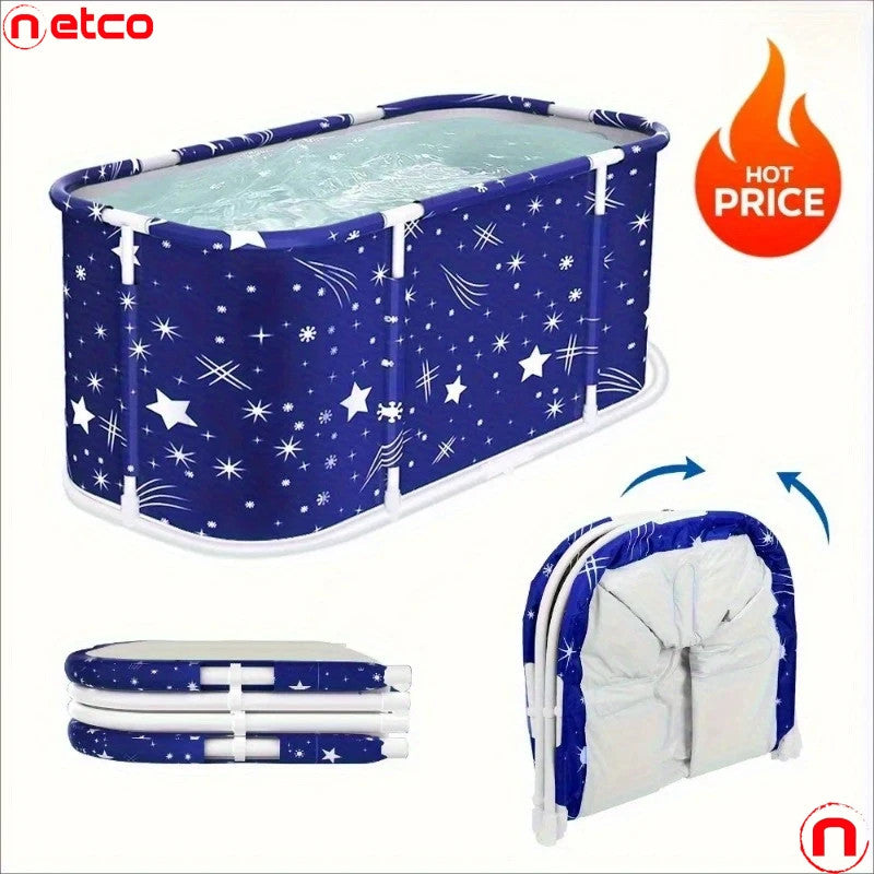 Bañera portátil plegable con control termostático y baño de hielo