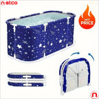 Bañera portátil plegable con control termostático y baño de hielo