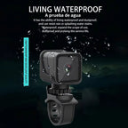 📸🏍️ 1080P HD Mini Action Camera with WiFi & Waterproof Design 🌧️🚴